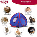Living World Tent for Pets, Blue/Red