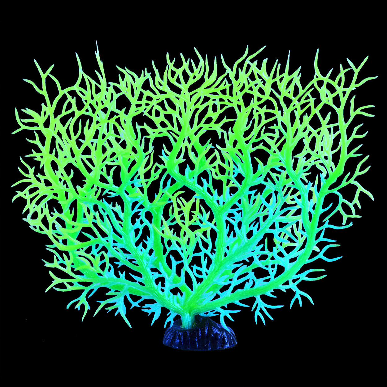 Picture of UT Glo Glowing Green Sea Fan Aquarium Ornament