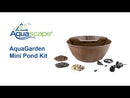 Aquascape AquaGarden Mini Pond Kit (Steel Grey)