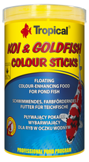 Tropical Koi & Goldfish Colour Sticks 80g - Colour Enhancing Floating Food