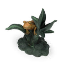 Aquascape Frog on Reed Spitter - High-Quality Polyresin Pond Water Feature