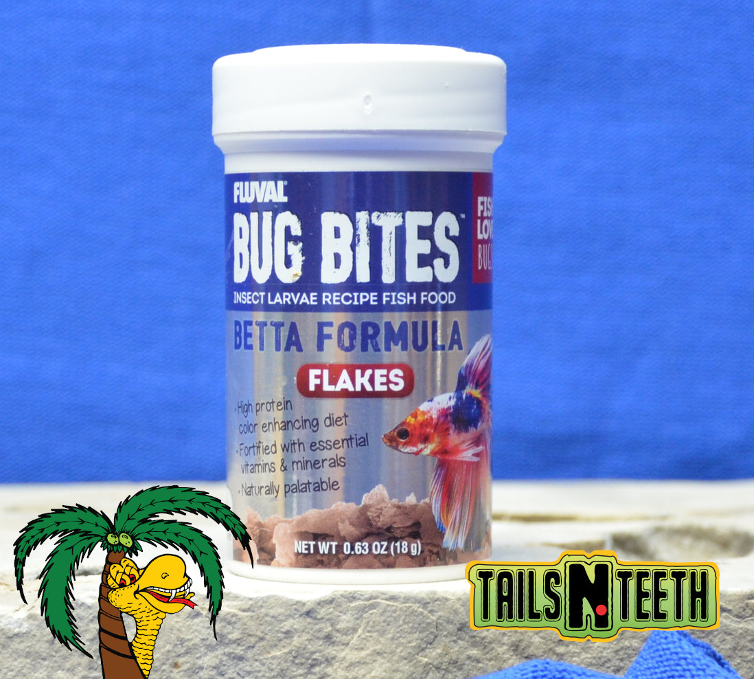 Fluval Bug Bites Betta Formula 18g Insect Larvae High Protein Diet