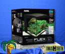 Fluval FLEX Aquarium Kit - 34 L (9 US gal) - Freshwater Glass Aquarium Kit Black