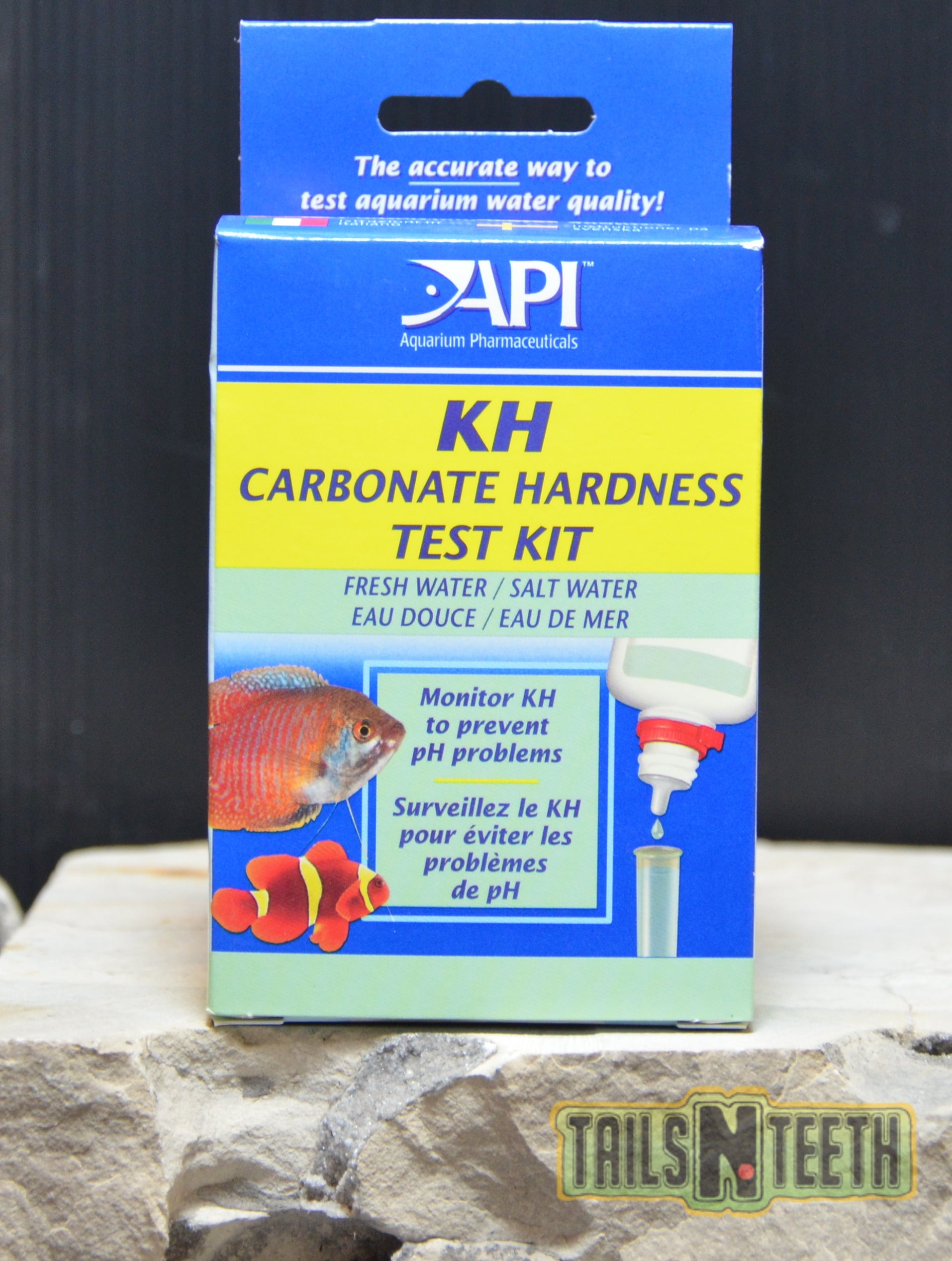 API Carbonate Hardness (KH) Test Kit - Monitor KH to Prevent pH Proble