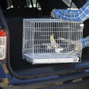 Prevue Hendryx Bird Travel Cage - White - 20" x 12.5" x 15.5"