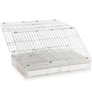 Prevue Hendryx Bird Travel Cage - White - 20" x 12.5" x 15.5"