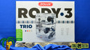 Zolux RODY-3 TRIO Cage for Hamsters Gerbils Mice - BLUE - InterConnecting Cages