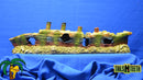 RMS Titanic Sunken Ship Aquarium Ornament - 19"L x 5"H x 3.5"W ~ Poly Resin