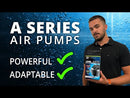 Fluval A101 Air Pump - Single Outlet - Adjustable - For Up To 50 Gallon Tanks
