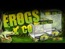 Exo Terra Tree Frog Terrarium - Advanced Amphibian Habitat - Small/Tall - 45 L x 45 W x 60 H cm (18 x 18 x 24 in)