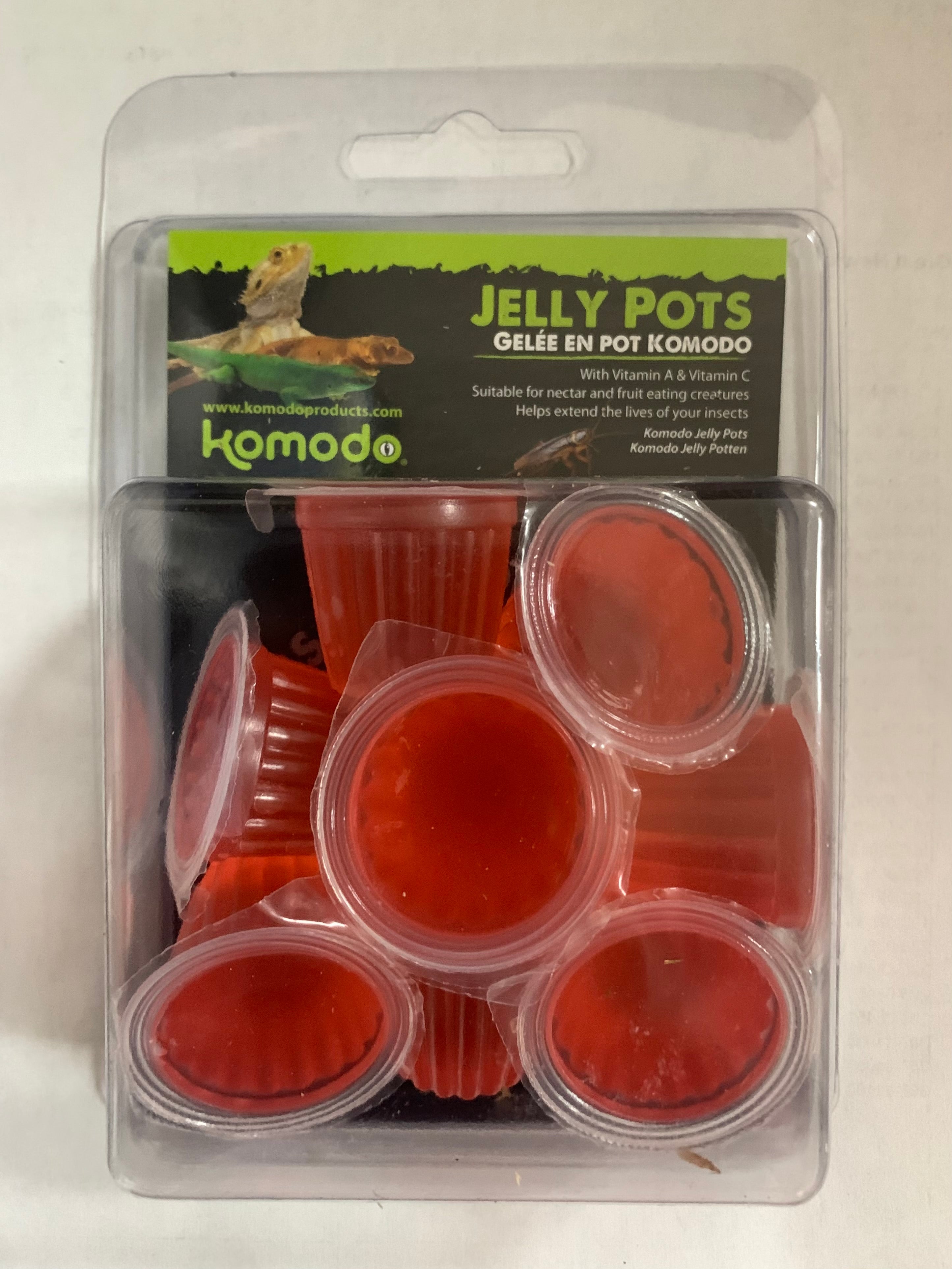 Komodo Jelly Pots Strawberry 8pc - Main Image