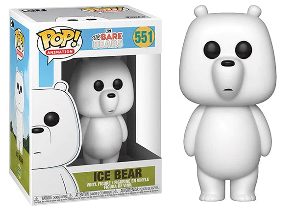 POP ANIMATION 551 ICE BEAR The Bare Bears POP FUNKO Collectible
