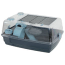 Indoor 2 Vision Hamster Cage - Sky Blue - 55 x 38 x 28 cm