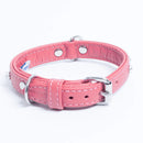ANGEL "Athens" Leather Collar 14" x 5/8" (Bubblegum Pink)