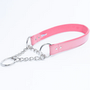 ANGEL "Rio Martingale" Leather Collar 20" x 1" (Pink)