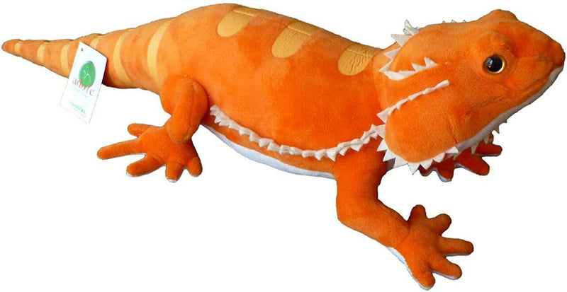 Adore Carrot the Bearded Dragon Stuffed Toy Plushie 21" (Orange)