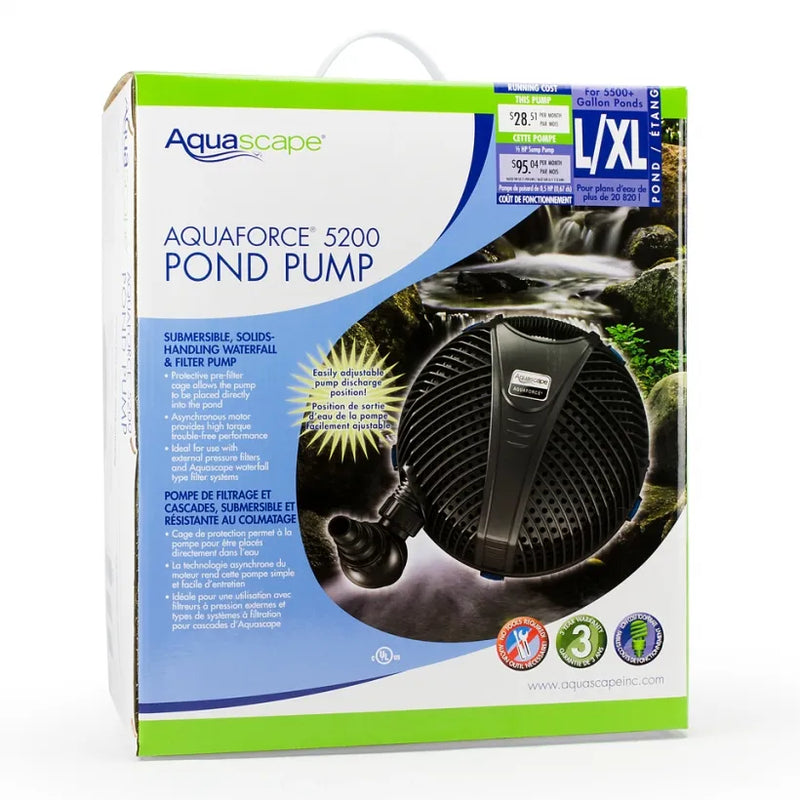 Aquascape AquaForce 5200 Solids-Handling Pond Pump