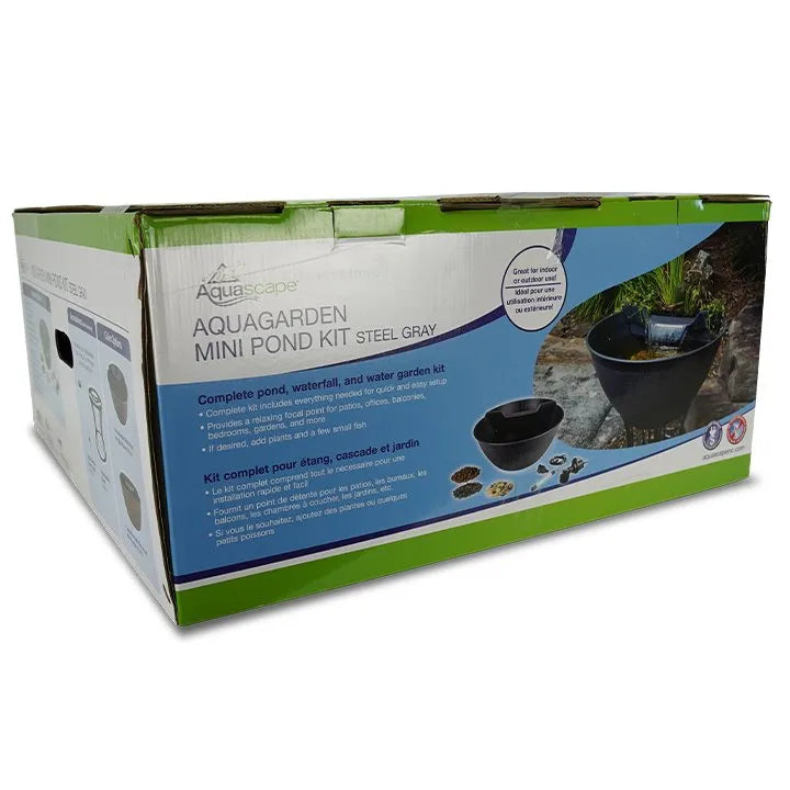 Aquascape AquaGarden Mini Pond Kit (Steel Grey)