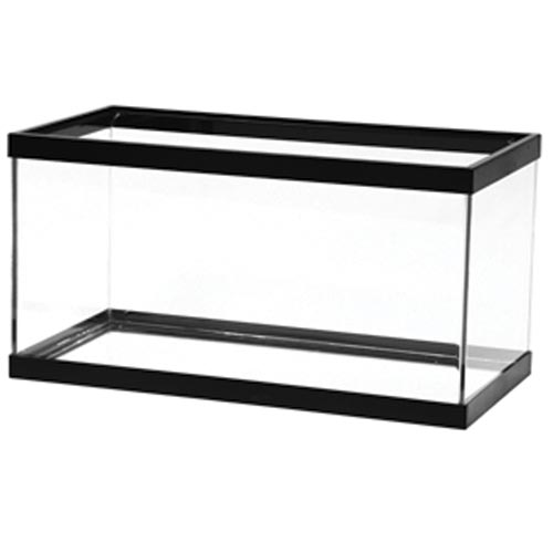 Aqueon Standard Aquarium - Black Frame - 15 gal - Clear Silicone