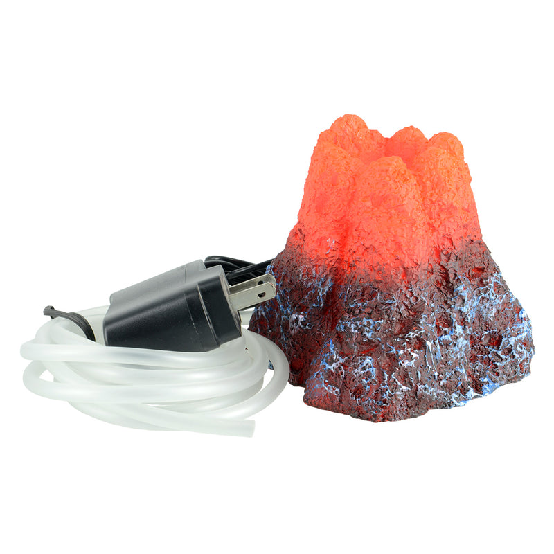 Bubbling LED Volcano - Large - Aquarium / Reptile Air - Bubble Ornament