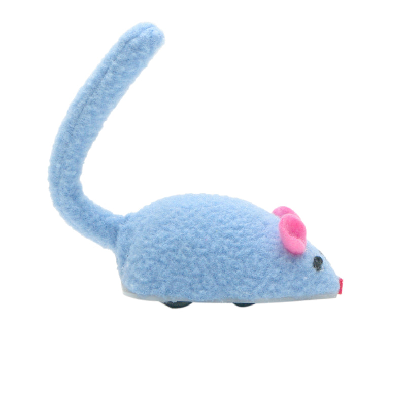 Cat Love Play Zippy Mouse - Blue - 8 x 4 x 6 cm (3.1 x 1.5 x 2.3 in)