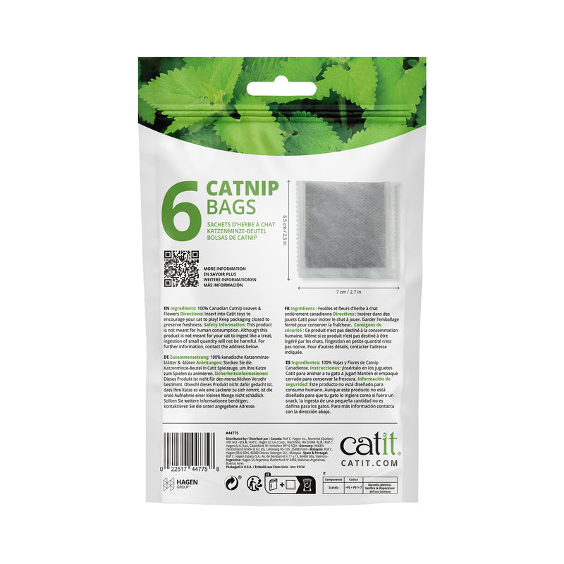 Catit Catnip Tea Bags - 6 pack