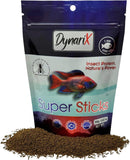 DynariX Super Sticks Fish Food, 1mm Sticks, 250g, Made with Black Soldier Larvae"MADE IN CANADA"