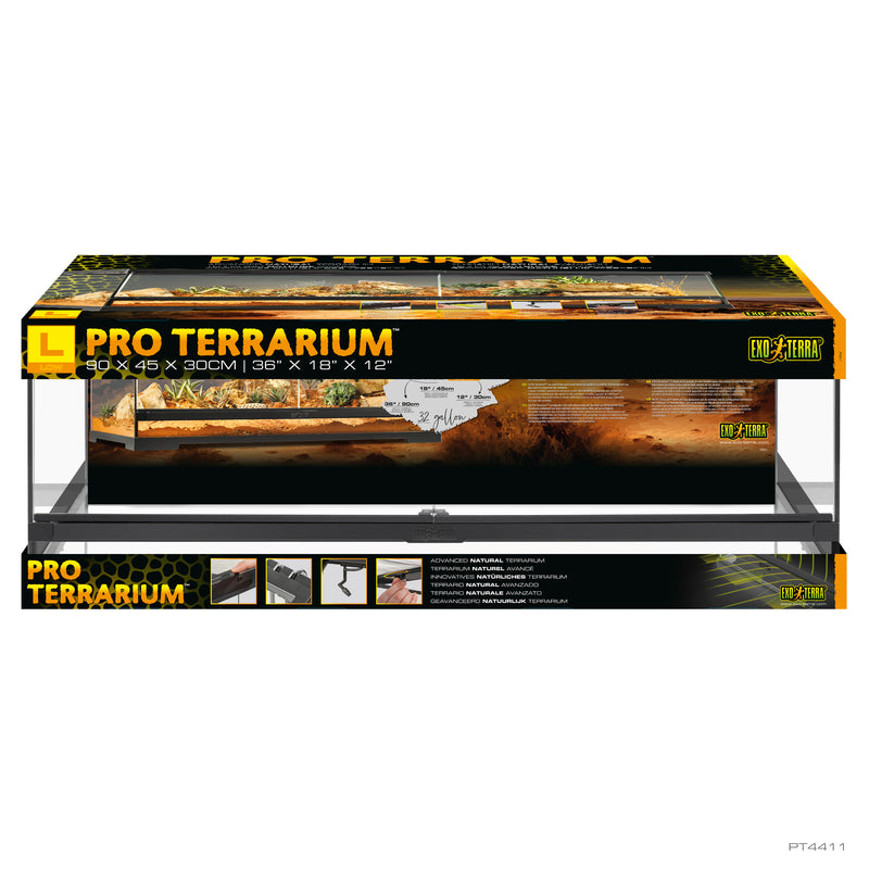 Exo Terra Pro Terrarium Advanced Natural Terrarium - Large-Low - 90 x 45 x 30 cm - PT4411
