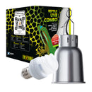 Exo Terra Deep Dome Fixture and UVB Combo - NANO