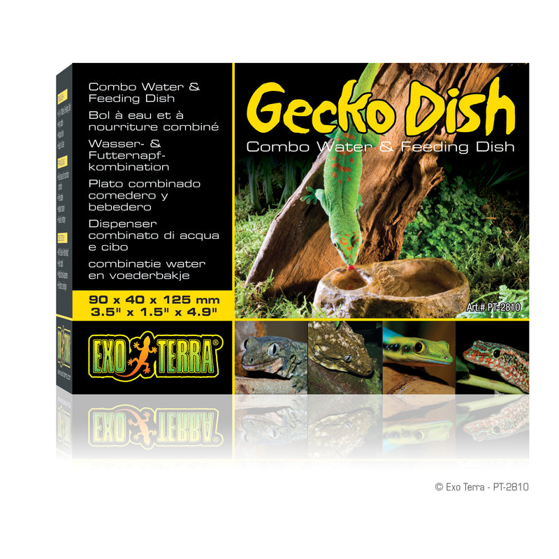 Exo Terra Gecko Dish Combo - 90 x 40 x 125 mm (3.5'' x 1.5" x 4.9")