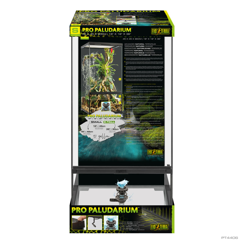 Exo Terra Pro Paludarium Advanced Natural Terrarium - Small-X-Tall - 45 x 45 x 90 cm