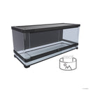 Exo Terra Vista  - Panoramic Natural Terrarium-Flat Packed (Knockdown) - 60 x 45 x 45 cm (24 x 18 x 18 in)