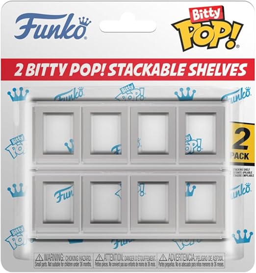 FUNKO Bitty POP!: Acrylic Display Case, Set of 2