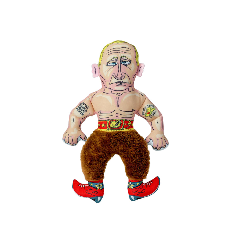 FUZZU PRESIDENTIAL PARODY ROOTIN' TOOTIN' PUTIN CAT TOY