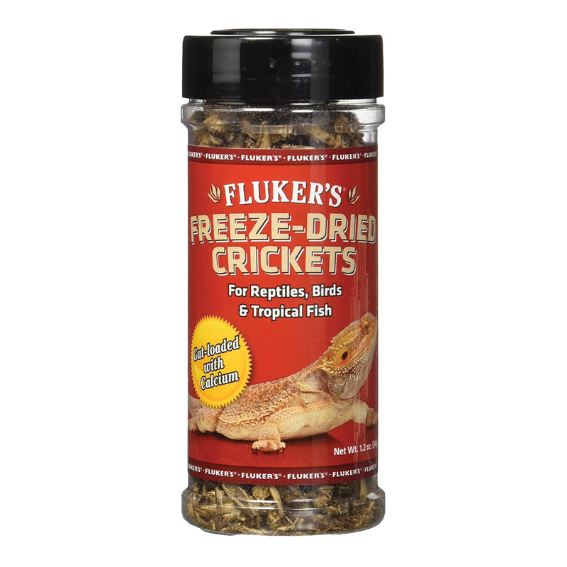 Fluker's Freeze-Dried Crickets - 1.2 oz- Natural Nutrition