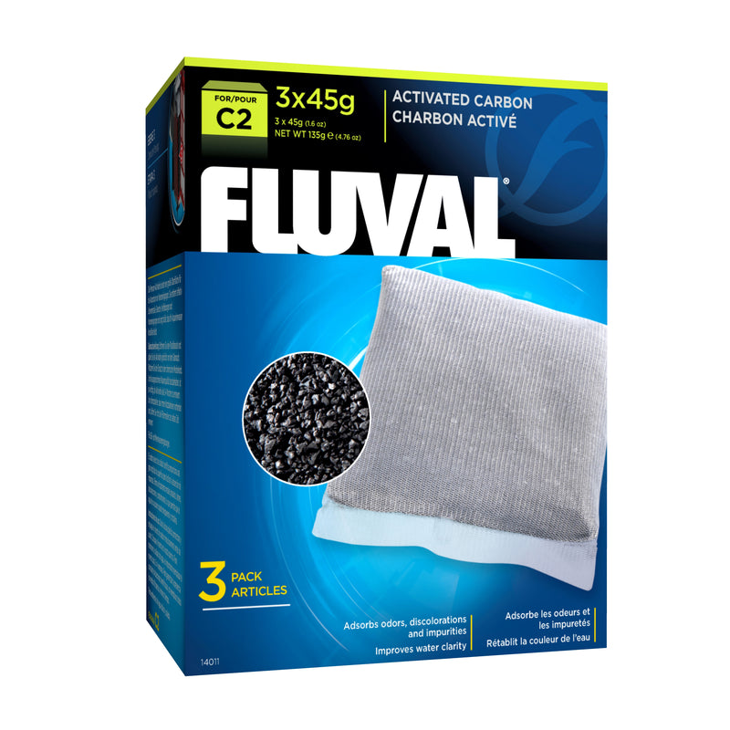 Fluval C2 Activated Carbon 3 x 45g 14011