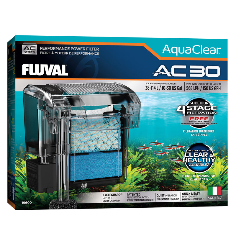 Fluval AquaClear 30 Power Filter - 38-114 L (10-30 gal)