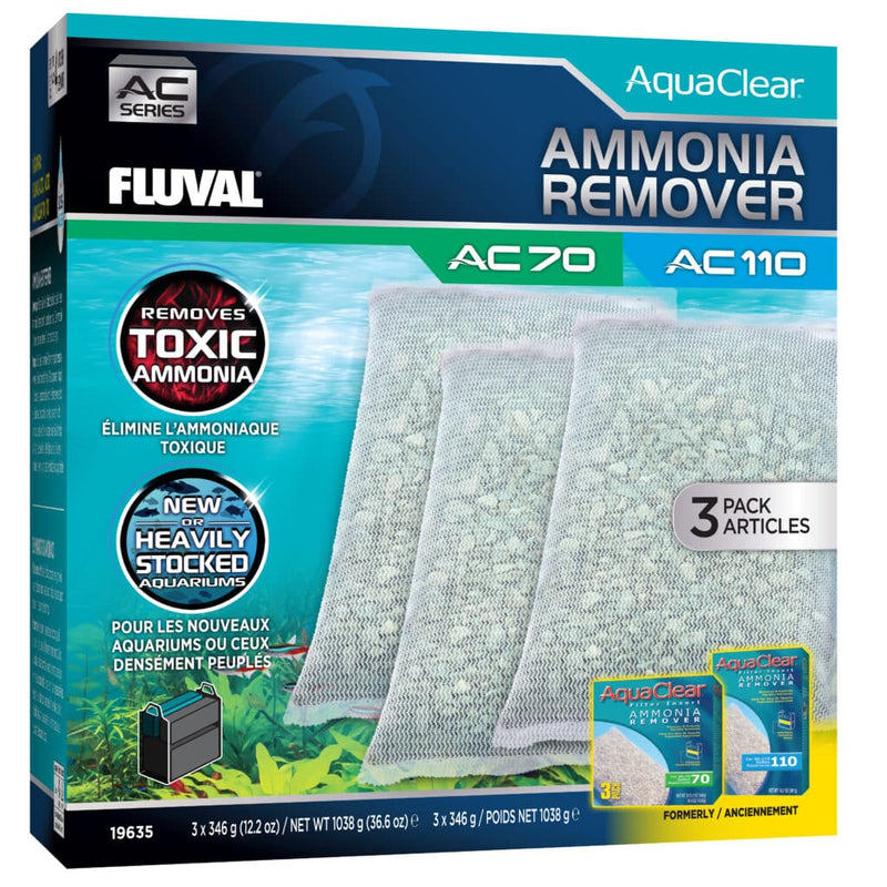 Fluval AquaClear 70/110 Ammonia Remover Insert - 3 pack - 1,038 g (36.6 oz)