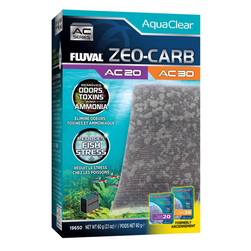 Fluval AquaClear 20/30 Zeo-Carb - 1 pack - 60 g (2.1 oz)