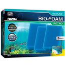 Fluval AquaClear 70 Bio-Foam Filter Insert - Blue - 3 pack