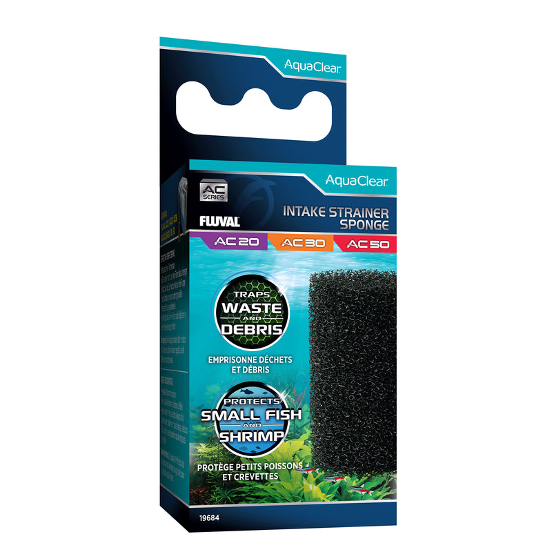 Fluval AquaClear 20/30/50 Intake Strainer Sponge - 1 pack