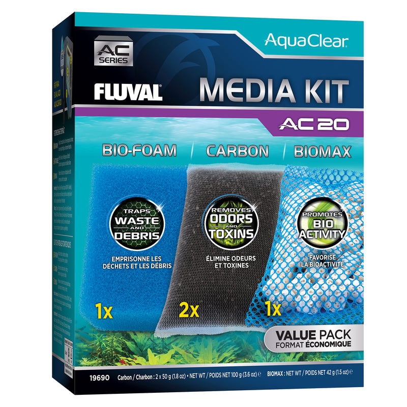 Fluval AquaClear 20 Filter Media Maintenance Kit