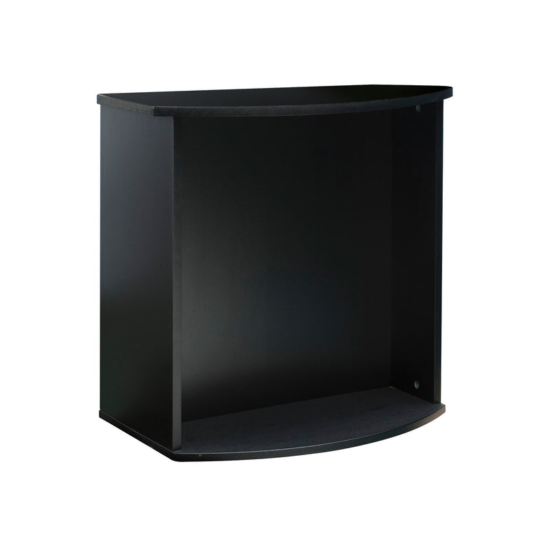 Fluval Bow Front Aquarium Stand - 24.75in x 15in x 26in (63 cm x 38 cm x 66 cm) - Black - STAND ONLY