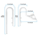 Fluval Glass Lily Pipe Set - 17 mm