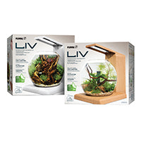 Fluval LIV Microscaping Aquarium Kit - Teak - 33 x 31.75 cm (13 x 12.5 in)