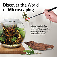 Fluval LIV Microscaping Aquarium Kit - Teak - 33 x 31.75 cm (13 x 12.5 in)