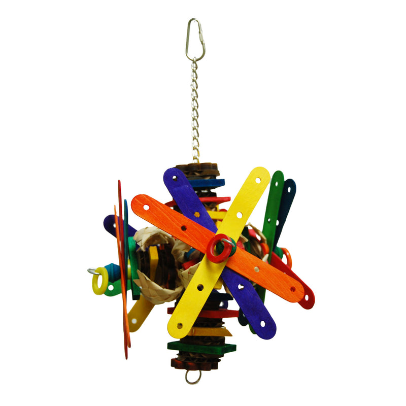 Fun-Max 999 / SPUTNIK (12″H X 7″W)  Small Animal / Bird / Parrot toy