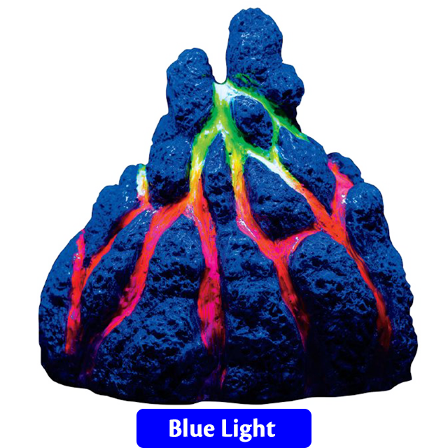 GloFish Glow Volcano Ornament