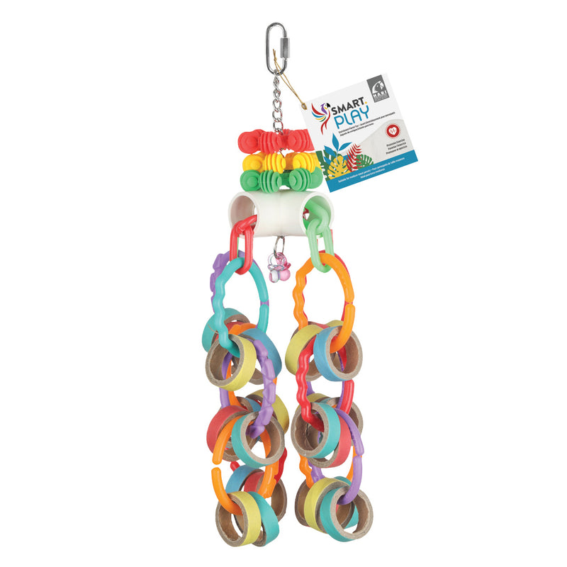 HARI SMART.PLAY Enrichment Parrot Toy - Bagel Cascade