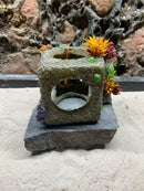 Aqua Della Cube Habitat Aquarium Ornament Sm